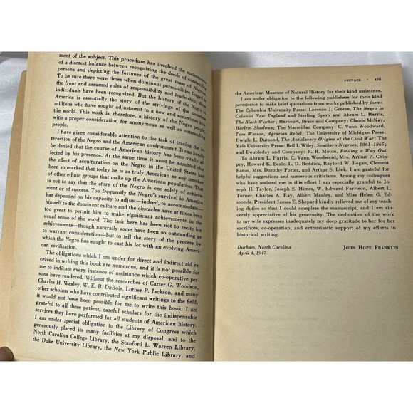 From Slavery to Freedom History of Negro Americans John Franklin Vintage Book - Picture 9 of 14